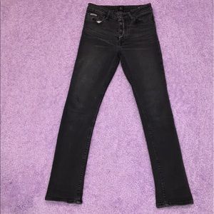 Calvin Klein Jeans Black High Rise Straight Leg